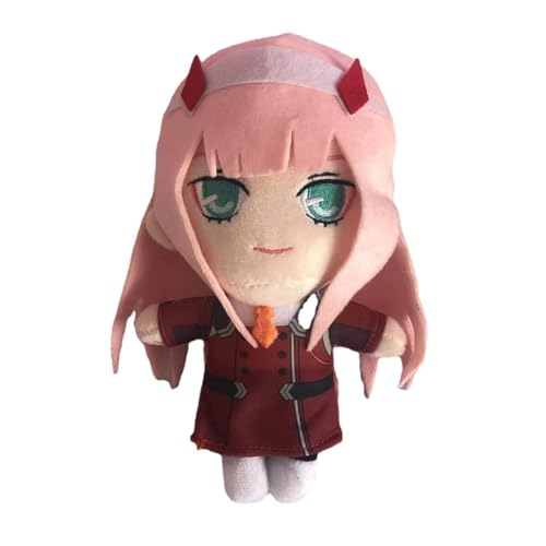 REOZIGN Zero Two Plüschtier, niedliche Zero Two Plüschpuppe, 20 cm, aus PP-Baumwolle, Schreibtischdekoration, Handwerk, Geschenk für Anime-Fans REOZIGN Zero Two Plüschtier, niedliche Zero Two Plüschpuppe, 20 cm, aus PP-Baumwolle, Schreibtischdekoration, Handwerk, Geschenk für Anime-Fans von REOZIGN