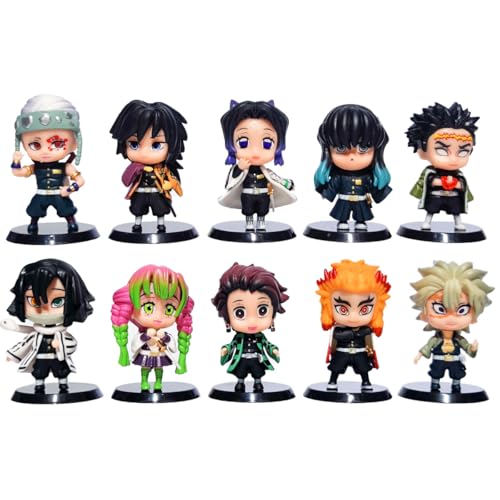 Rengoku Kyoujurou, Inko Kunan, Shikizawa Minami, Himemiya, Kannonji Miki Action Figur, 10 Stück Mini 8 cm PVC Handwerk Modell Geschenk von REOZIGN