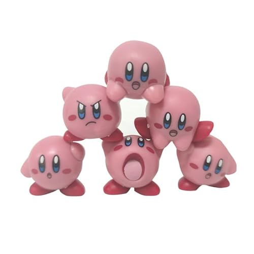 Rosa Amöbenfigur, stehendes Action-Set, Version Q, 3 cm, Anime-Spielfigur, Schreibtischdekoration, Geschenke von REOZIGN