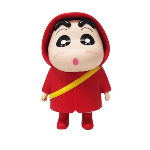Shinnosuke Figur, Q-Version, niedlich, wasserdicht, Shinnosuke Nohara, 10 cm, PVC, handgefertigt, Anime-Charakter, Dekorationsmodell, Geschenke (a) von REOZIGN