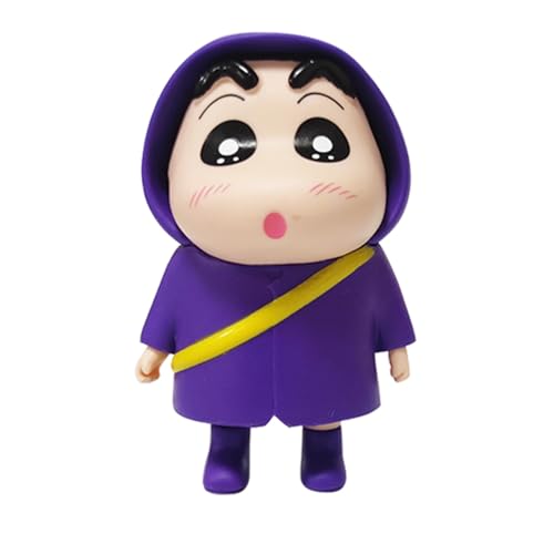 Shinnosuke Figur, Q-Version, niedlich, wasserdicht, Shinnosuke Nohara, 10 cm, PVC, handgefertigt, Anime-Charakter, Dekorationsmodell, Geschenke von REOZIGN