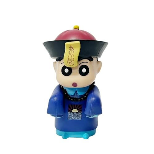 Shinnosuke Nohara Figur, Q-Version, Cosplay-Anime-Figuren, 10 cm, handgefertigtes PVC-Charaktermodell, Dekoration, Geschenke (i) von REOZIGN