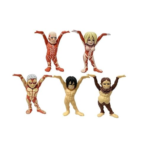 Titan-Figur, Schlachtschiff, Titan Bestial, 5 Kampffiguren, Q-Version, 7 cm, Spielfigur, Schreibtischdekoration, Geschenke von REOZIGN