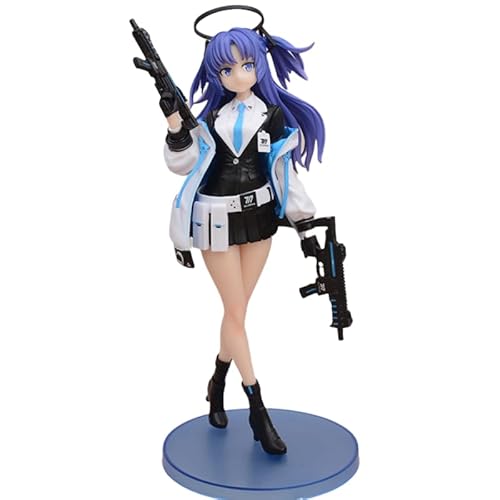 Yuuka Figur, Blue Glow Ring, stehend, Hayase Hayase Yuuka, Anime-Figuren, 25 cm, handgefertigt, Cosplay, PVC, Anime-Statuen, Geschenke von REOZIGN
