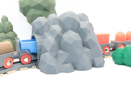 Tunnel durch Fels für Holzeisenbahn (ohne Überquerung) von RERA TOYS