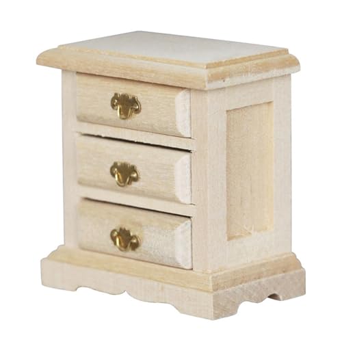 Beistelltisch für Puppenhäuser aus Holz, Maßstab 1:12, unlackiert, Miniatur-Möbel, Modell-Szene, Display-Dekoration Beistelltisch für Puppenhäuser aus Holz, Maßstab 1:12, unlackiert, Miniatur-Möbel, Modell-Szene, Display-Dekoration von RETUOLWAG