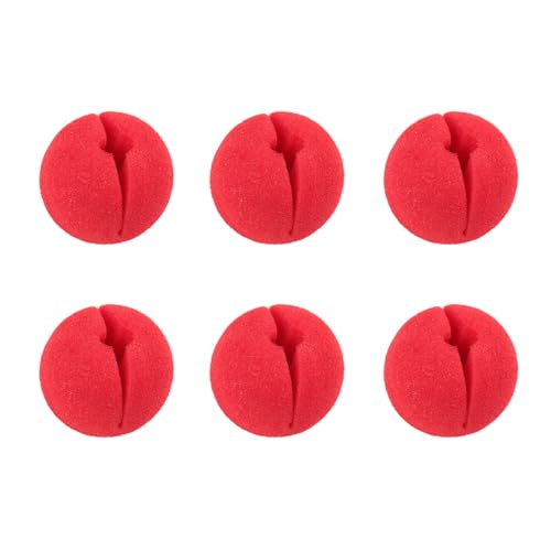 RETUOLWAG 6 x Clown-Kostüm, lustige Clownsnase für Halloween, Weihnachten, Kindergeburtstag, Party-Dekoration RETUOLWAG 6 x Clown-Kostüm, lustige Clownsnase für Halloween, Weihnachten, Kindergeburtstag, Party-Dekoration von RETUOLWAG
