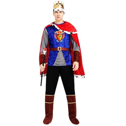 RETUOLWAG Arabischer Prinz-Kostüm, Anzug, Halloween, Cosplay, Party, Naher Osten, Robe, Schäferhund, Cosplay-Kostüm für Maskerade-Party RETUOLWAG Arabischer Prinz-Kostüm, Anzug, Halloween, Cosplay, Party, Naher Osten, Robe, Schäferhund, Cosplay-Kostüm für Maskerade-Party von RETUOLWAG