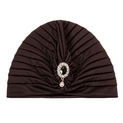 RETUOLWAG Bequemer Turban-Hut, modische ethnische Kopfbedeckung, Themenparty, Kopfschmuck für Festivals und Mottopartys von RETUOLWAG