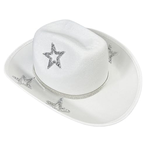 RETUOLWAG Bride Party Hut Kristall Panama Hut für Verlobung, Cocktailpartys, Urlaub, glitzernder Kristall für Komiker RETUOLWAG Bride Party Hut Kristall Panama Hut für Verlobung, Cocktailpartys, Urlaub, glitzernder Kristall für Komiker von RETUOLWAG