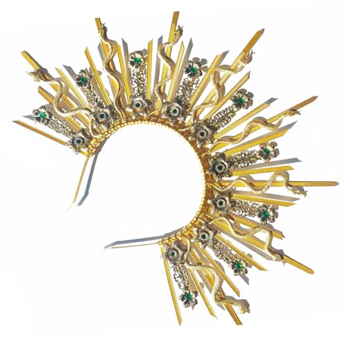 RETUOLWAG Exquisiter kreativer Frauen-Kopfschmuck, zarte Kopfbedeckung, Haarnadel, Halloween-Stirnbänder für dunkle Modeliebhaber, Mode-Pioniere, Kopfschmuck RETUOLWAG Exquisiter kreativer Frauen-Kopfschmuck, zarte Kopfbedeckung, Haarnadel, Halloween-Stirnbänder für dunkle Modeliebhaber, Mode-Pioniere, Kopfschmuck von RETUOLWAG