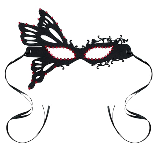 RETUOLWAG Halbes Gesicht für Frauen, Strasssteine, Maskerade, Abend, Bälle, Schmetterling, Halloween-Party RETUOLWAG Halbes Gesicht für Frauen, Strasssteine, Maskerade, Abend, Bälle, Schmetterling, Halloween-Party von RETUOLWAG
