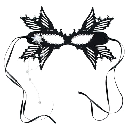RETUOLWAG Halbes Gesicht für Frauen, Strasssteine, ausgefallene Maskerade, Abend, Bälle, Prinzessinnen, Halloween-Party RETUOLWAG Halbes Gesicht für Frauen, Strasssteine, ausgefallene Maskerade, Abend, Bälle, Prinzessinnen, Halloween-Party von RETUOLWAG