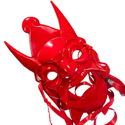 RETUOLWAG Handbemalte Maske, Maskerade, Neuheit, Cosplay, Halloween, Party, für Damen und Herren, Halloween-Maskerade von RETUOLWAG