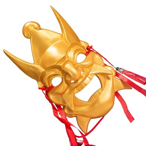 RETUOLWAG Handbemalte Maske, Maskerade, Neuheit, Cosplay, Halloween, Party, für Damen und Herren, Halloween-Maskerade von RETUOLWAG