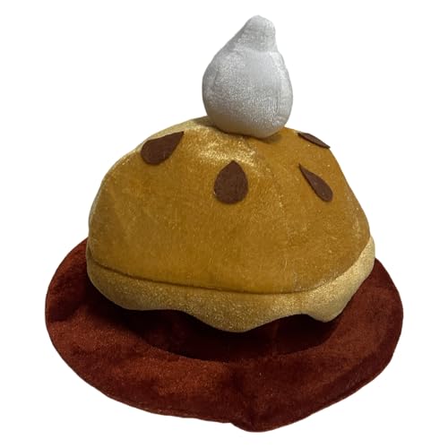 RETUOLWAG Hübsches Kürbiskuchen-Kostüm, Hut, Kopfbedeckung für Familie, Ernte, Festival, Feier, Halloween, Party, Fotografie, Zubehör, Herbstfeier, Foto-Requisiten von RETUOLWAG