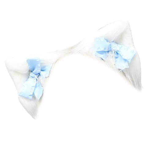 RETUOLWAG Japanische Anime-Haarspangen mit Fliege, Katzenohren, Haarspangen-Set für Maskeraden, Cosplay, Dienstmädchen-Kostüm, Kopfbedeckung für Damen und Mädchen RETUOLWAG Japanische Anime-Haarspangen mit Fliege, Katzenohren, Haarspangen-Set für Maskeraden, Cosplay, Dienstmädchen-Kostüm, Kopfbedeckung für Damen und Mädchen von RETUOLWAG