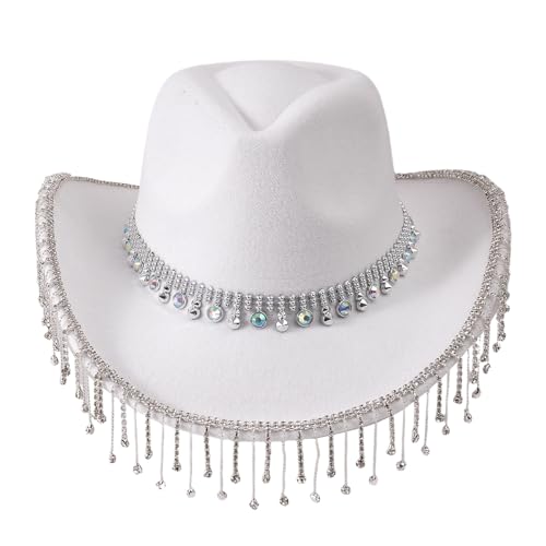 RETUOLWAG Juwelen Panama Schwerkristall Panama Überraschung Geschenk Für Mädchen Jungen Braut Für Karnevals Musikfestival Braut Hats Frauen Junggeselle Bachelorette Party Cowboy Cowgirl RETUOLWAG Juwelen Panama Schwerkristall Panama Überraschung Geschenk Für Mädchen Jungen Braut Für Karnevals Musikfestival Braut Hats Frauen Junggeselle Bachelorette Party Cowboy Cowgirl von RETUOLWAG