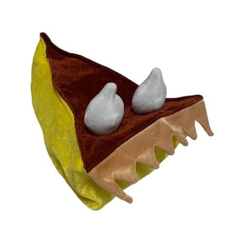 RETUOLWAG Kürbiskuchenhut, Kostüm-Requisiten, Kopfbedeckung für Essen, Themen-Event, Herbst, Festival, Erwachsene, Halloween, Party, Cosplay, Zubehör, Halloween-Kopfbedeckung von RETUOLWAG