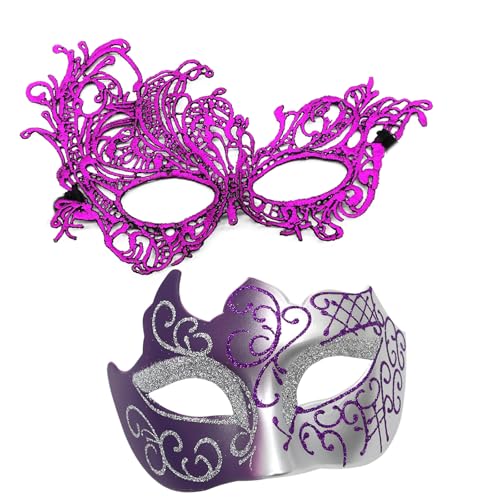 RETUOLWAG Paar Maskerade Damen Herren Karneval Venezianer Kostüm für Weihnachten Festival Neujahr Party Cosplay RETUOLWAG Paar Maskerade Damen Herren Karneval Venezianer Kostüm für Weihnachten Festival Neujahr Party Cosplay von RETUOLWAG