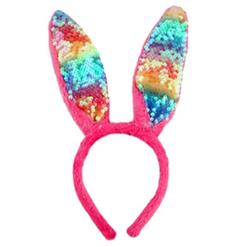 RETUOLWAG Pailletten Kaninchen Ohr Stirnbänder Karneval Party Plüsch Kopfschmuck Film Enthusiasten Aufführungen Cosplay Animes Werkzeuge Unisex RETUOLWAG Pailletten Kaninchen Ohr Stirnbänder Karneval Party Plüsch Kopfschmuck Film Enthusiasten Aufführungen Cosplay Animes Werkzeuge Unisex von RETUOLWAG