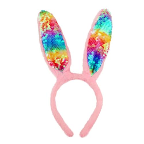 RETUOLWAG Pailletten Kaninchen Ohr Stirnbänder Karneval Party Plüsch Kopfschmuck Film Enthusiasten Aufführungen Cosplay Animes Werkzeuge Unisex RETUOLWAG Pailletten Kaninchen Ohr Stirnbänder Karneval Party Plüsch Kopfschmuck Film Enthusiasten Aufführungen Cosplay Animes Werkzeuge Unisex von RETUOLWAG