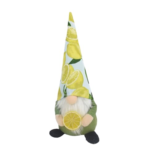 RETUOLWAG Plushs Rudolphs Puppe mit Zitronen-/Wassermelonen-Muster, gesichtslose Puppenfiguren, schönes Kind, handgefertigte Party-Dekorationen von RETUOLWAG