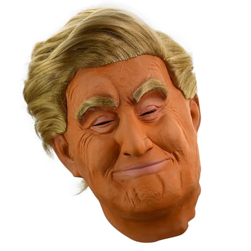 RETUOLWAG Präsidentschaftskopfbedeckung, Halloween, Prominente, Cosplay, Kopfbedeckung, voller Kopf, Halloween-Kostüm, Zubehör für Erwachsene RETUOLWAG Präsidentschaftskopfbedeckung, Halloween, Prominente, Cosplay, Kopfbedeckung, voller Kopf, Halloween-Kostüm, Zubehör für Erwachsene von RETUOLWAG