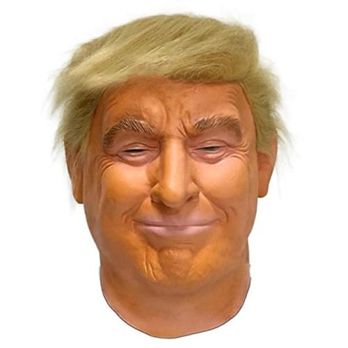 Präsidentschaftskopfbedeckung, Halloween, Prominente, Cosplay, Kopfbedeckung, voller Kopf, Halloween-Kostüm, Zubehör für Erwachsene, Heißes Verkaufsmodell Präsidentschaftskopfbedeckung, Halloween, Prominente, Cosplay, Kopfbedeckung, voller Kopf, Halloween-Kostüm, Zubehör für Erwachsene, Heißes Verkaufsmodell von RETUOLWAG