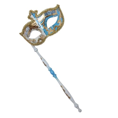RETUOLWAG Retro-Musiknoten-Maskerade, Halloween-Kostüm mit Haltestab, Party, Karneval, Venezianer, Karneval, Halloween, Venezianer RETUOLWAG Retro-Musiknoten-Maskerade, Halloween-Kostüm mit Haltestab, Party, Karneval, Venezianer, Karneval, Halloween, Venezianer von RETUOLWAG
