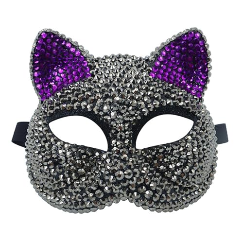 RETUOLWAG Strass-Maskerade Halloween-Kostüm für Damen und Herren, Maskerade, Maskerade zur Dekoration RETUOLWAG Strass-Maskerade Halloween-Kostüm für Damen und Herren, Maskerade, Maskerade zur Dekoration von RETUOLWAG