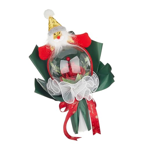Transparenter Ballonstrauß mit Weihnachtsmotiven, Dekoration für Zuhause und Büro, für Feste, stilvolles Urlaubszubehör Transparenter Ballonstrauß mit Weihnachtsmotiven, Dekoration für Zuhause und Büro, für Feste, stilvolles Urlaubszubehör von RETUOLWAG