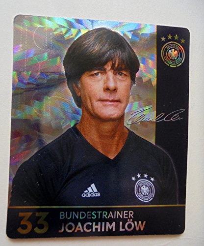 Rewe 2018 WM DFB Russland - Glitzer Einzelkarten Sammelkarten Komplettset (GLITZER KARTE NUMMER 33 - JOACHIM LÖW) von REWE