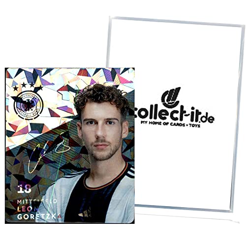 Rewe WM 2022 Glitzer Karte 18 - Leon Gortezka in exklusiver Collect-it Sammlerhülle Rewe WM 2022 Glitzer Karte 18 - Leon Gortezka in exklusiver Collect-it Sammlerhülle von REWE