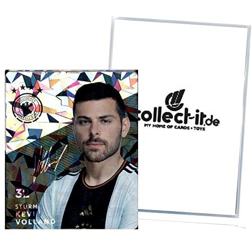 Rewe WM 2022 Glitzer Karte 32 - Kevin Volland in exklusiver Collect-it Sammlerhülle Rewe WM 2022 Glitzer Karte 32 - Kevin Volland in exklusiver Collect-it Sammlerhülle von REWE