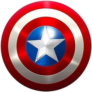 REXRYZ Captain Americaa Schild - Der Falke und der Wintersoldat Schild - Metall Replik Halloween Mittelalter Rüstung Cosplay Schild LARP Kampfschild von REXRYZ