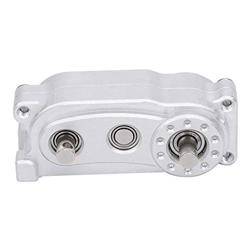 1/10 RC Crawler Car Transfer Fall | 313 mm Radstand Metall -Chassis -Rahmen Ersatz | CNC Maschinierte Aluminiumlegierung | Fit für Axial SCX10 / Trail Truck Series/Wraith (Silber) von REXVTNS
