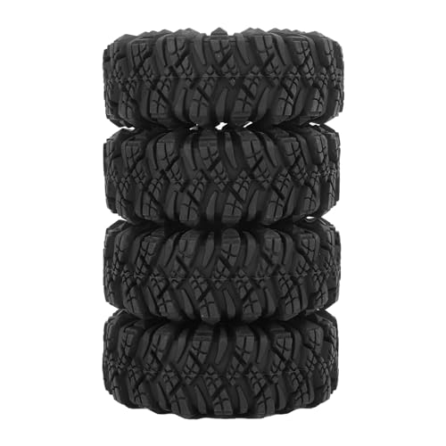 REXVTNS 1,9 Zoll RC Crawler -Reifen 4pcs | High Grip Gummi für SCX10 / Trail Honcho | Stabil ab - Straßenreifen für 1/10 -Skala -RC -Autos von REXVTNS