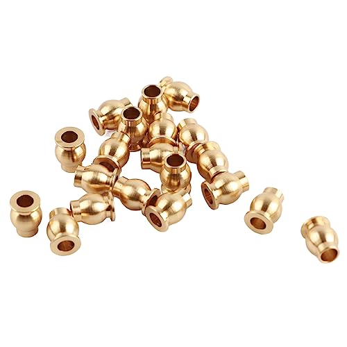 REXVTNS 20pcs Metal Tie Rod Ends for RC Crawler/Truck | 1:10 & 1:8 Scale Copper Ball Joints | CNC Machined Replacement Parts for Off - Road Vehicles | Protective - Oxidation von REXVTNS