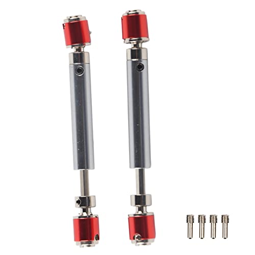 REXVTNS 2Pcs Metal Drive Shaft for Axial SCX10 D90 | 112-150mm Adjustable Length | 1/10 RC Crawler Upgrade Parts | Protection Against Oxidation & High - Strength Transmission von REXVTNS