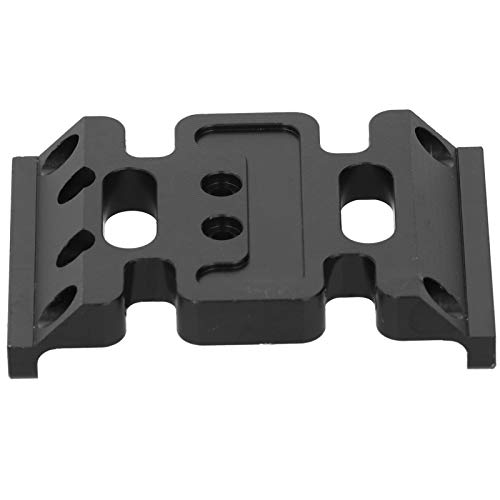 REXVTNS 313mm Wheelbase Gearbox Chassis Frame | Aluminum Alloy Upgrade for 1/10 RC Car | Lightweight & Anodized | Compatible with Metal Frame Versions (Black) von REXVTNS