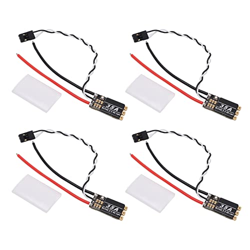 REXVTNS 35a bürstenloser Esc | RGB LED & Hochgeschwindigkeitskontrollchip | Abschirmung - Interferenz für FPV / 4 -Achsen Drohnen | Blheli S & DSHOT125 / 300/600 Unterstützung REXVTNS 35a bürstenloser Esc | RGB LED & Hochgeschwindigkeitskontrollchip | Abschirmung - Interferenz für FPV / 4 -Achsen Drohnen | Blheli S & DSHOT125 / 300/600 Unterstützung von REXVTNS
