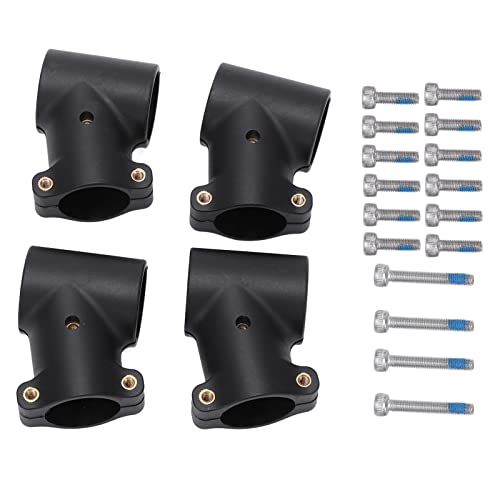 REXVTNS 4Pcs Drone Landing Gear Connector | 25mm Nylon & Aluminum Alloy Tripod Inclined Tee | Lightweight Support for G420 / G620 / G626 Drones | 16 Screws Included von REXVTNS