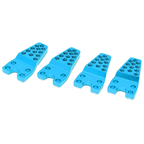 REXVTNS 4pcs Aluminum Alloy Shock Absorber Mount for SCX10 | 1/10 RC Crawler Upgrade Parts | Lightweight & Sturdy for Enhanced Performance (Blue) von REXVTNS