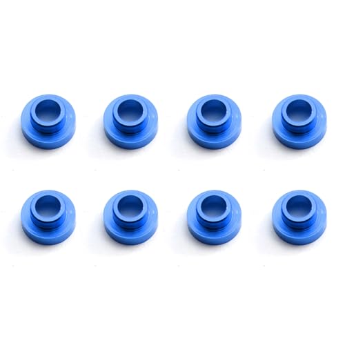 REXVTNS 8PCS M3 Servo Washer Spacer Set | Aluminum Alloy Gaskets for RC Cars/Boats/UAVs | 6.4mm OD Accurate Fit | Vibration Reduction & Heat Dissipation (Blue) von REXVTNS