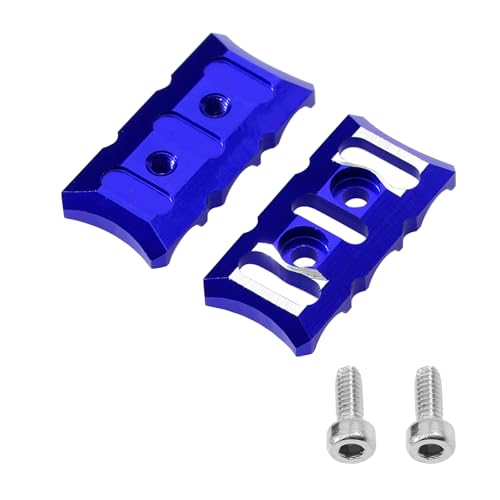 REXVTNS Aluminum Alloy ESC Motor Cable Manager | Wire Fixed Clamp for RC Rock Crawler / 8-12awg Wires | Dark Blue CNC Buckle Prevents Tangled Cables (Dark Blue) von REXVTNS