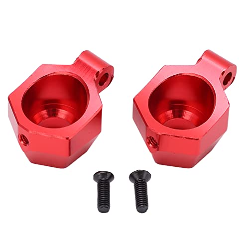 REXVTNS Aluminum Alloy Rear Hub Carrier for SG1603 / SG1604 1/16 RC Car | Upgrade Parts for Enhanced & Accuracy | Wheel Seat Replacement for RC Cars (Red) von REXVTNS
