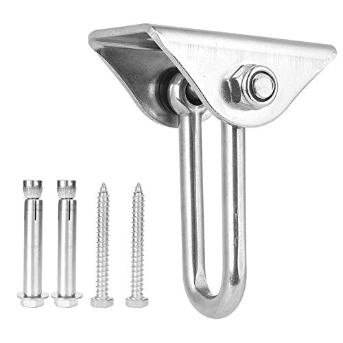 REXVTNS Edelstahl -Swing Hanger Haken | 450 kg Starke U -Typ -Platte für Hängematten- / Hangstuhl/Antennen Yoga | Robust 304 Stahl mit Montagekit von REXVTNS