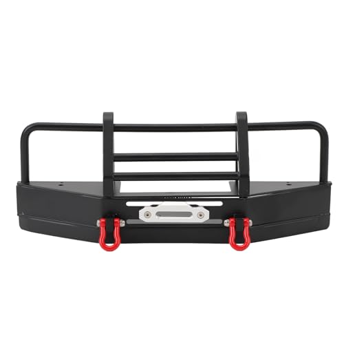 REXVTNS RC Car Bumper for Axial SCX10 1/10 | Shock Absorption & Durability Front Bumper with Trailer Buckle | Compatible for RC Climbing Cars/Off - Road Vehicles von REXVTNS