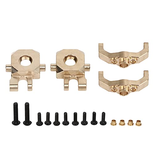 REXVTNS RC Car C Hubs Set Brass High Hardness Rustproof | Steering Blocks Knuckle for BrandX 1/18 Model4M | Improved Stability & Climbing Performance | 2 Hubs + 2 Knuckles + 14 Screws REXVTNS RC Car C Hubs Set Brass High Hardness Rustproof | Steering Blocks Knuckle for BrandX 1/18 Model4M | Improved Stability & Climbing Performance | 2 Hubs + 2 Knuckles + 14 Screws von REXVTNS
